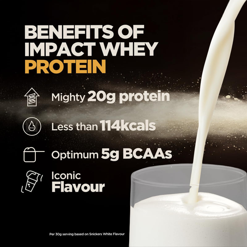 Myprotein Impact Whey Protein, Snickers White, 500g