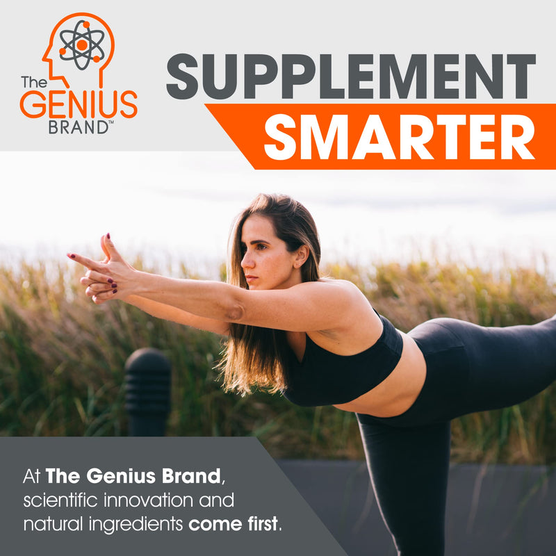 [Australia] - Genius BCAA Energy Powder, Grape Limeade - Nootropic Amino Acids & Muscle Recovery - Natural Vegan BCAAs Workout Supplement for Women & Men (Pre, Intra & Post Workout) - No Artificial Sweeteners 21 Servings (Pack of 1) 
