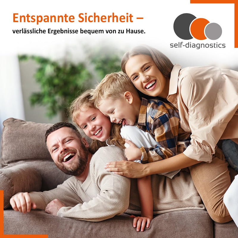 [Australia] - self-diagnostics 4in1 antigen rapid test for laypeople | Test for RSV, COVID-19, Influenza A & B | Pack of 5 – certified home test for the whole family 