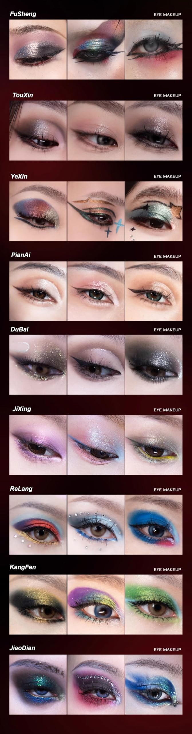 [Australia] - 1PC Qianyan 16/24 Colors Eyeshadow Palette, QianYan Eyeshadow Multichrome Shimmer Matte Facial Highlighter Eyeshadow Palette (FuSheng, 16 Colors) FuSheng 0.56 Ounce (Pack of 1) 