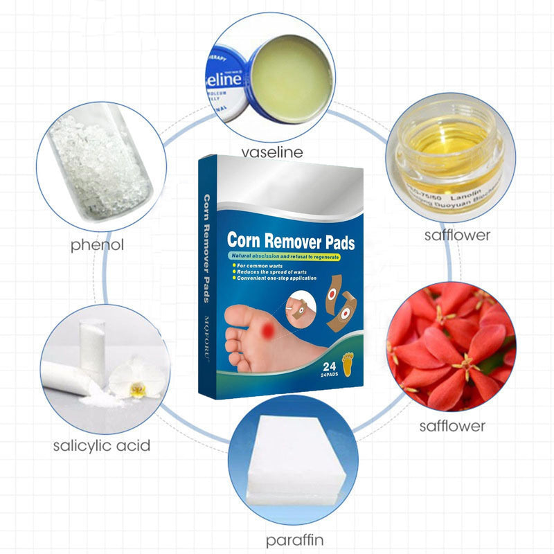 [Australia] - Corn Remover,Corn Removers for Feet Extra Strength,24 Pack Removes Corns Fast (24pcs) 24pcs 