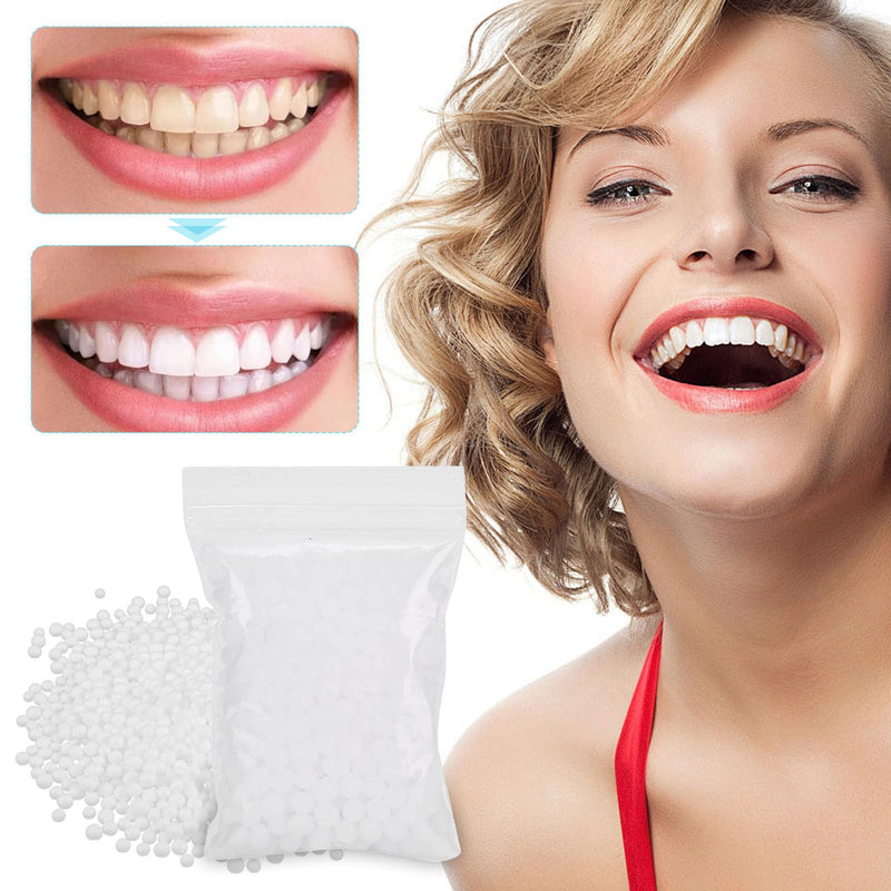 [Australia] - Clip-on teeth, 100 g dentures, temporary teeth, tooth repair set, do-it-yourself dentures, is suitable for temporarily repairing missing or damaged teeth. 