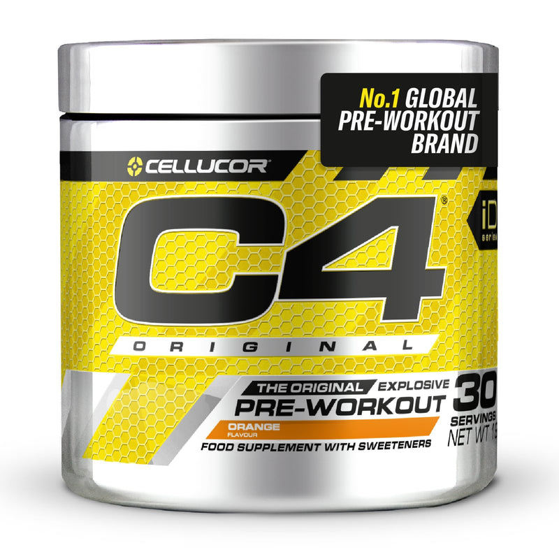 [Australia] - C4 Original - Pre-Workout Booster - Drink Powder for Energy Drink | 150 mg caffeine + beta-alanine + creatine monohydrate (orange, 30 servings) 