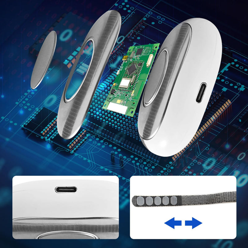 [Australia] - Handheld Sleep Aid Device, Sleep Assisted Low-Frequency Pulse Generator, Relief Anxiety Help Sleep, USB Rechargeable 