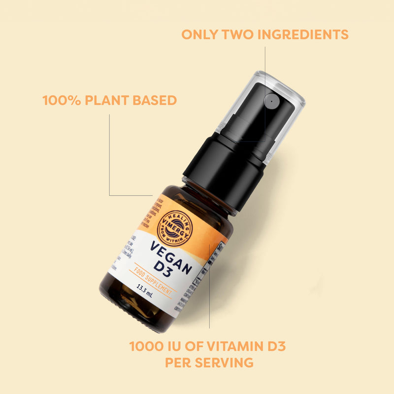 Vimergy Vegan Vitamin D3 Liquid (96 serv) – Vitamin d3 1000 IU – Liquid Vitamin – Formulated Without Sugar or Binders – Non-GMO & Gluten-Free (15 ml)