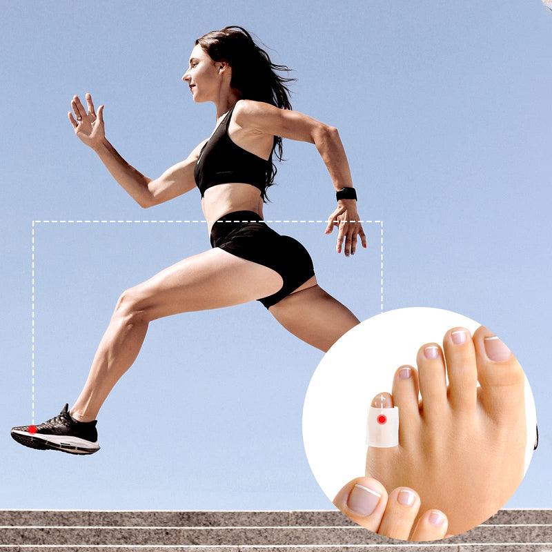 [Australia] - Pack of 16 toe protectors, toe caps, little toe, toe sleeves, protection, silicone toe pads, toe protection cap, silicone toe separators, toe separators, finger protection for toes 