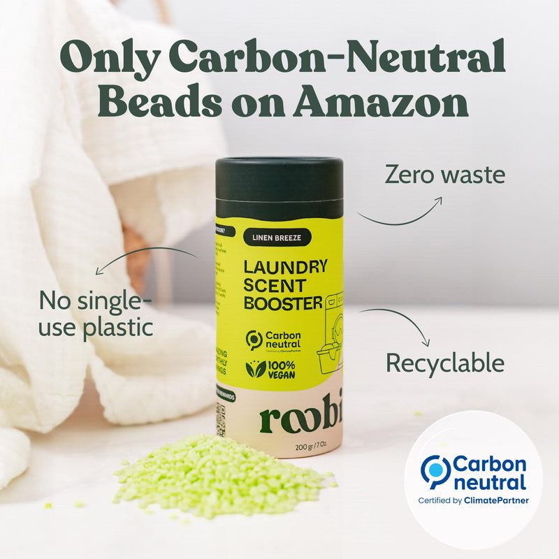 [Australia] - Sustainable Laundry Scent Booster Beads. Linen Breeze Fragrance Laundry Beads. Up to 20 Washing Cycles. Carbon Neutral, 100% Vegan. 