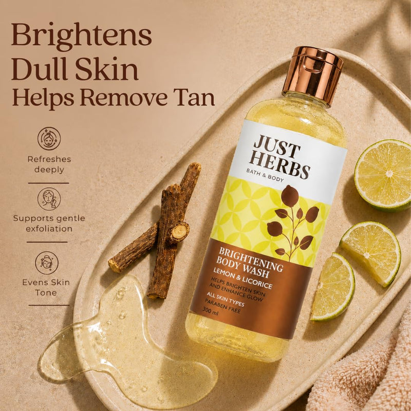 Just Herbs Lime and Liquorice Vitamin C Brightening Body Wash