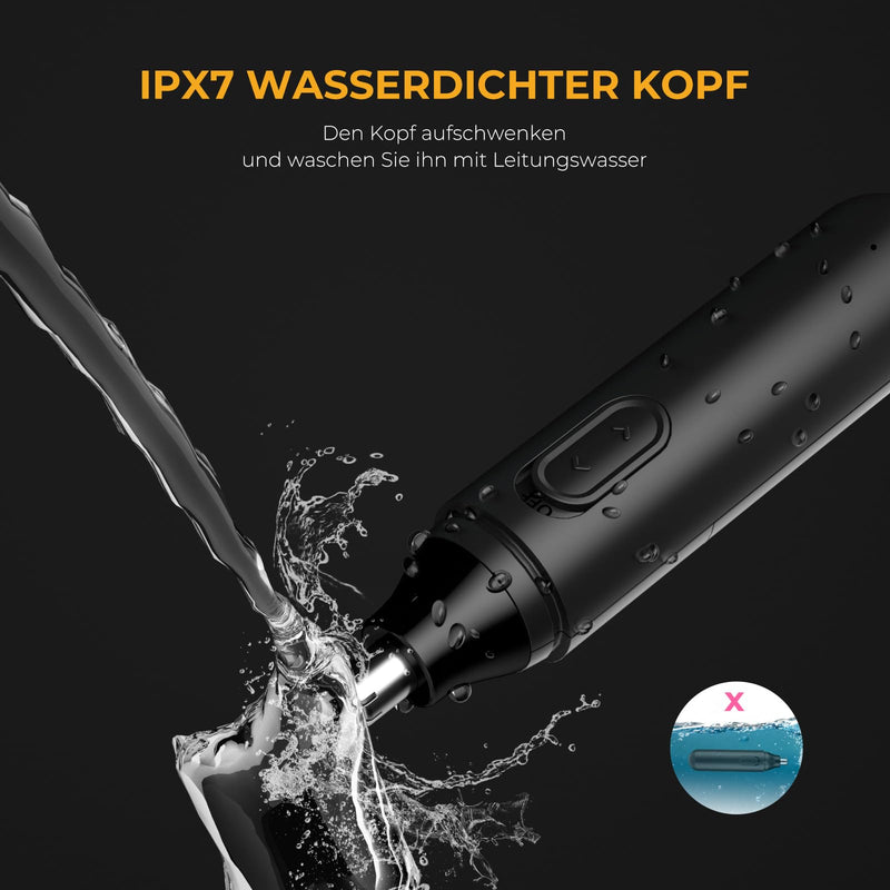 [Australia] - Nose Hair Trimmer-2023 Upgraded USB Rechargeable Nose Hair Trimmer Ear Hair Trimmer for Men and Women, IPX7 Waterproof Dual Blade Professional Painless Nose and Facial Hair Trimmer GE-3202 