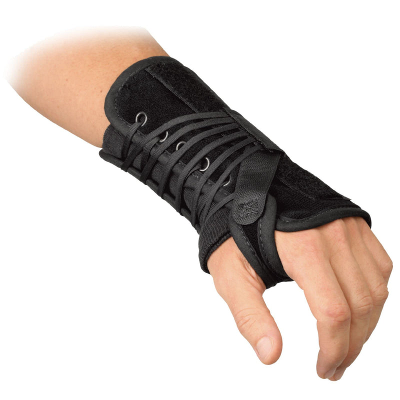 Brace Direct - Breg - Universal Wrist Lacer Support Brace L3908 for Carpal Tunnel, Tendonitis, Post-Cast Left 8 Inch