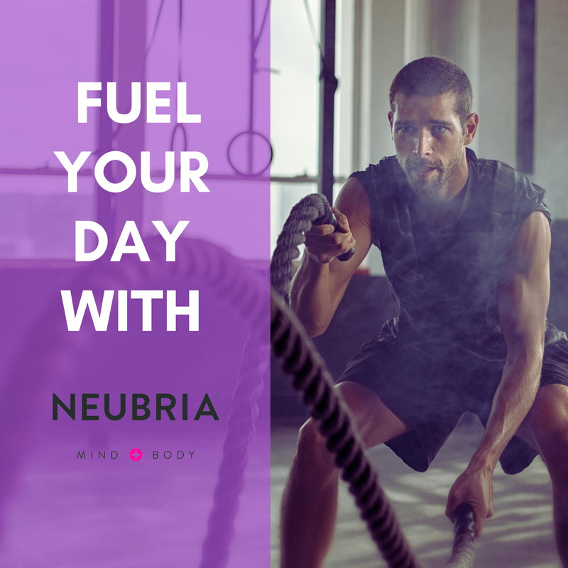 NEUBRIA Cognifuel - 10 Hydration Sachets with Electrolytes, Caffeine, L-Theanine, Choline, L-Tyrosine & Vitamins - Daily Nootropic Drink for Gym & Workout, Cognition, Focus | Blueberry & Pomegranate 10 SACHETS BLUEBERRY