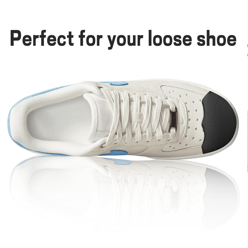 [Australia] - Shoe Fillers Inserts for Loose Shoes - Anti Slip Toe & Heel Pads with Ergonomic Design | Adjustable Insoles for Big Shoes Prevent Heel Slippage | Unisex Comfort. Black M:(Half to One Size Bigger) 