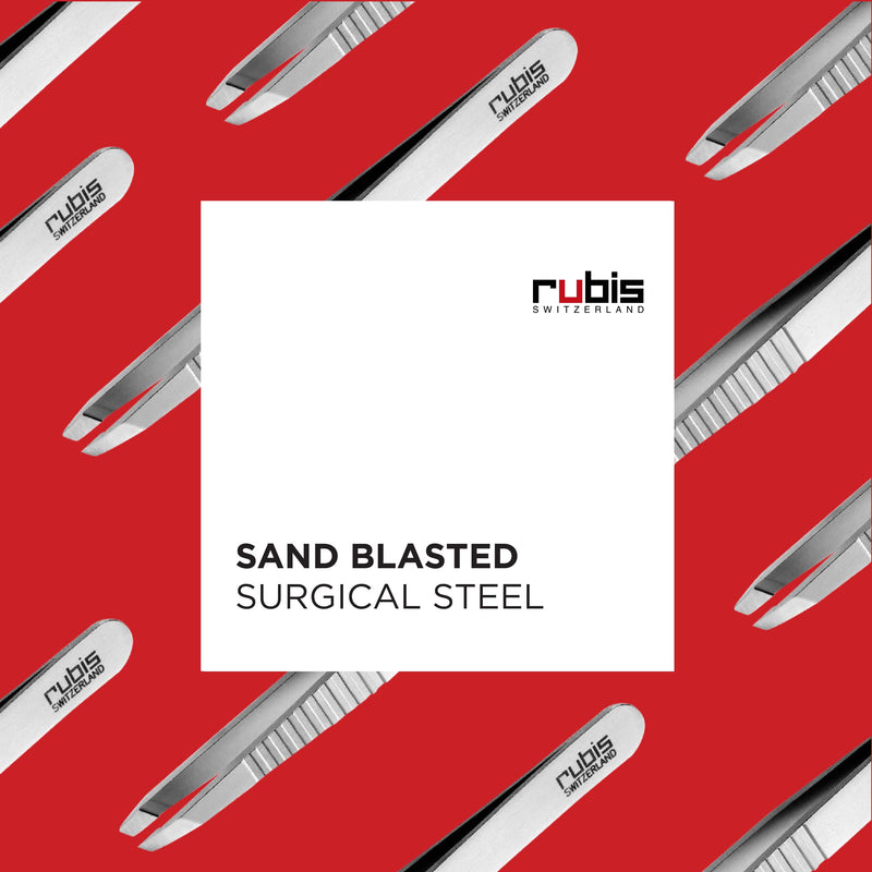 Rubis Classic Tweezer Pro Grip, 1K102PG,Rubis Switzerland Swiss Made World Renowned Precision