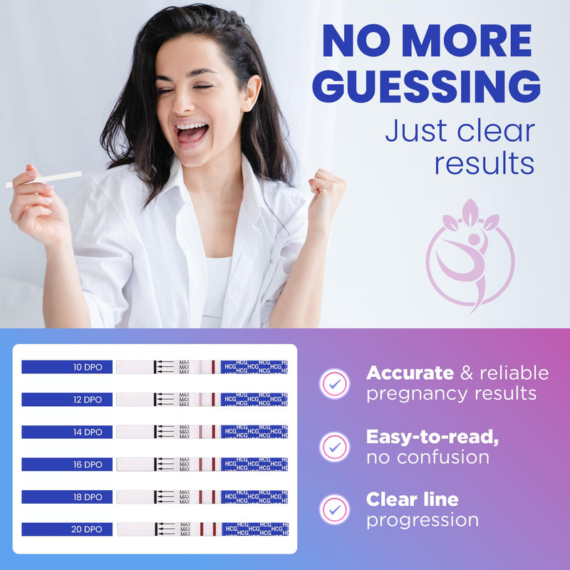 [Australia] - Pelvana Pregnancy and Ovulation Test Strips Combo Kit - 50 LH Fertility Test Strips + 20 Pregnancy HCG Checker Kits - Identify Your Peak Fertility Days - Easy at Home Ovulation Tests (70 Piece Kit) 1 Count (Pack of 70) 