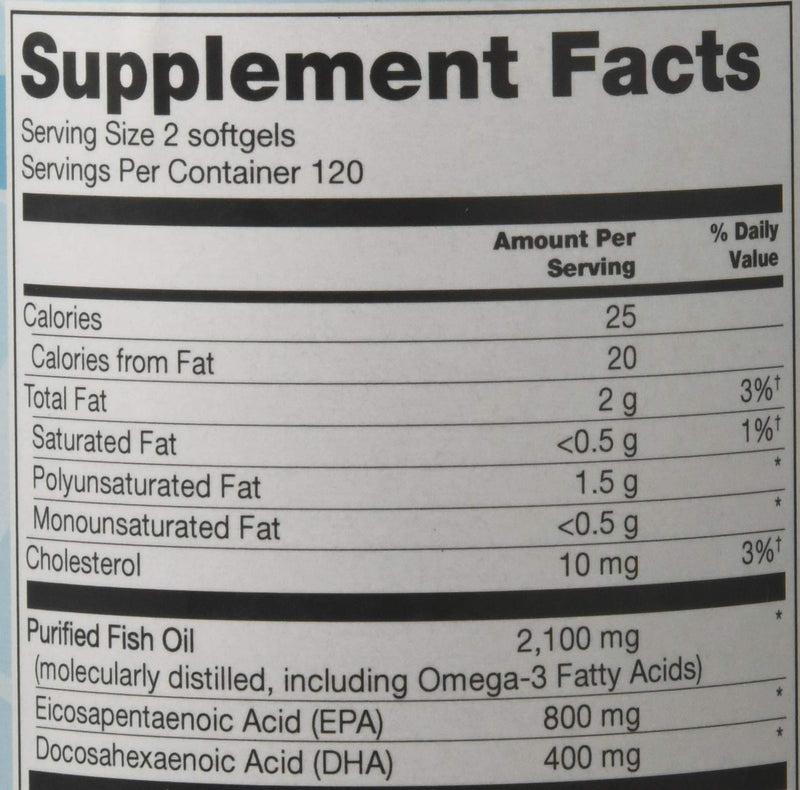 Vitacost Synergy Mega EFA® Mini Gels - 1200 mg per serving Omega 3 EPA & DHA Natural Strawberry -- 240 Softgels