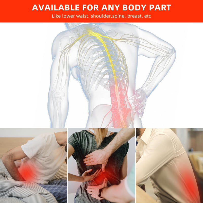 [Australia] - Red Light Therapy, Cordless Infrared Therapy Pad for Back Knee Leg Pain Relief, Portable 660nm 850nm Wireless Red Infrared Light Therapy Wrap Belt with Rechargeable Controller Gift for Women Men 