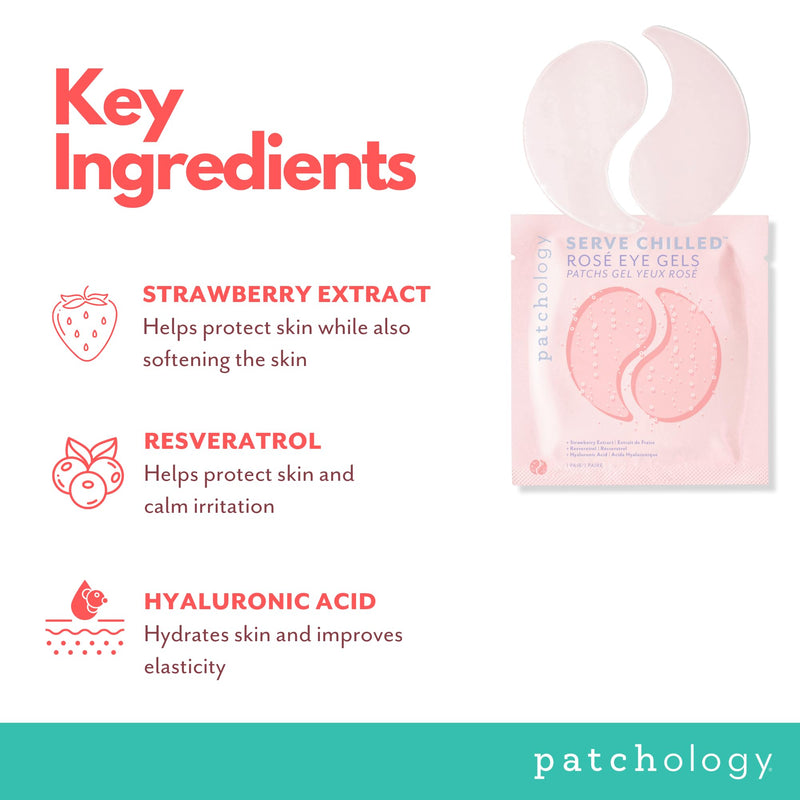 Patchology Patching All The Way Gift Set – Hydrating Gel Masks with Collagen, Retinol, Hyaluronic Acid & Vitamin C – Holiday Skincare Set with 5 Pairs for Puffy Eyes, Dark Circles & Fine Lines
