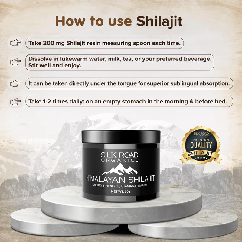 [Australia] - Pure Himalayan Shilajit (30 gm) Semi Liquid with Fulvic Acid and 85+ Trace Minerals for Metabolism, Immune System Support, Energy & Focus | Measuring Spoon 1.01 Fl Oz (Pack of 1) 