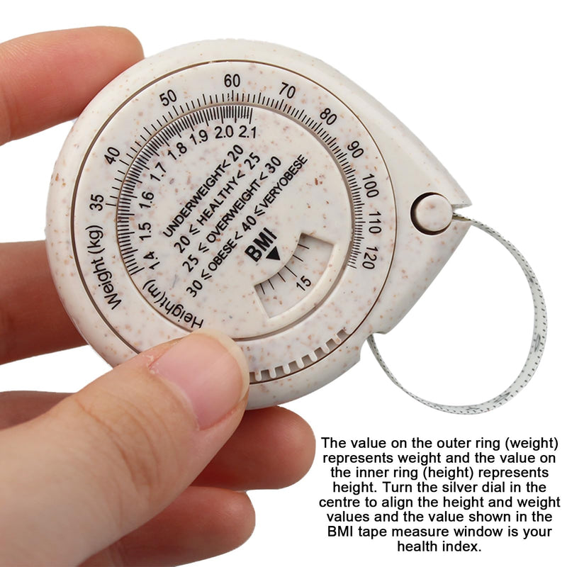[Australia] - 1 piece body measuring tape with BMI, body measuring tape 150 cm, body measuring tape, body measuring tape, tailor measuring tape, fitness gadgets for men and women, body measurement monitoring BMI 