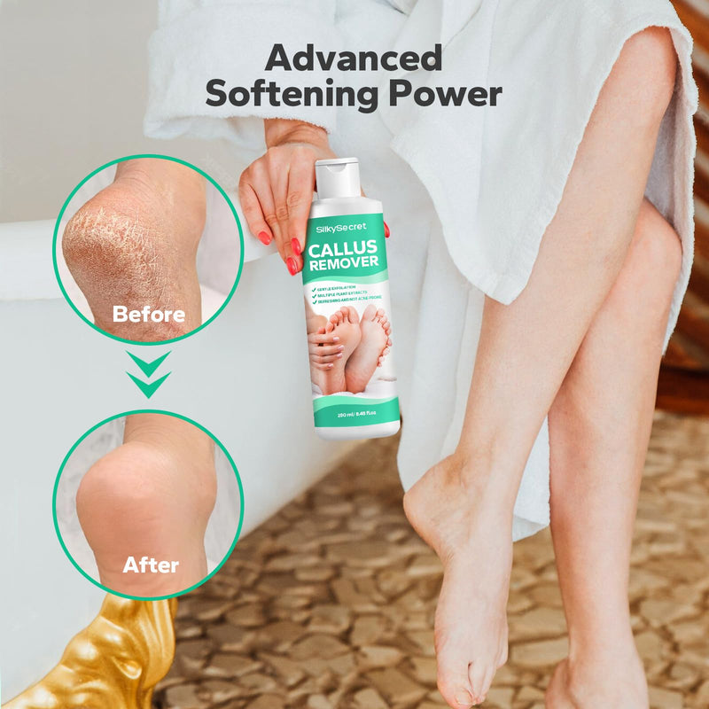 [Australia] - Callus Remover Gel for Feet (8.45 fl.oz), Powerful Formulation Foot Callus Remover, Extra Strength Callus Remover, Callus Remover for Feet Gel, Calloused Feet Remover Gel for Home Use 
