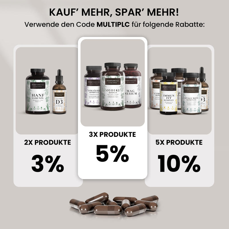 [Australia] - OPC grape seed extract capsules + natural vitamin C, A & E | Antioxidant complex, high dosage, laboratory tested | 530mg pure extract | Vegan grape extract without magnesium stearate 
