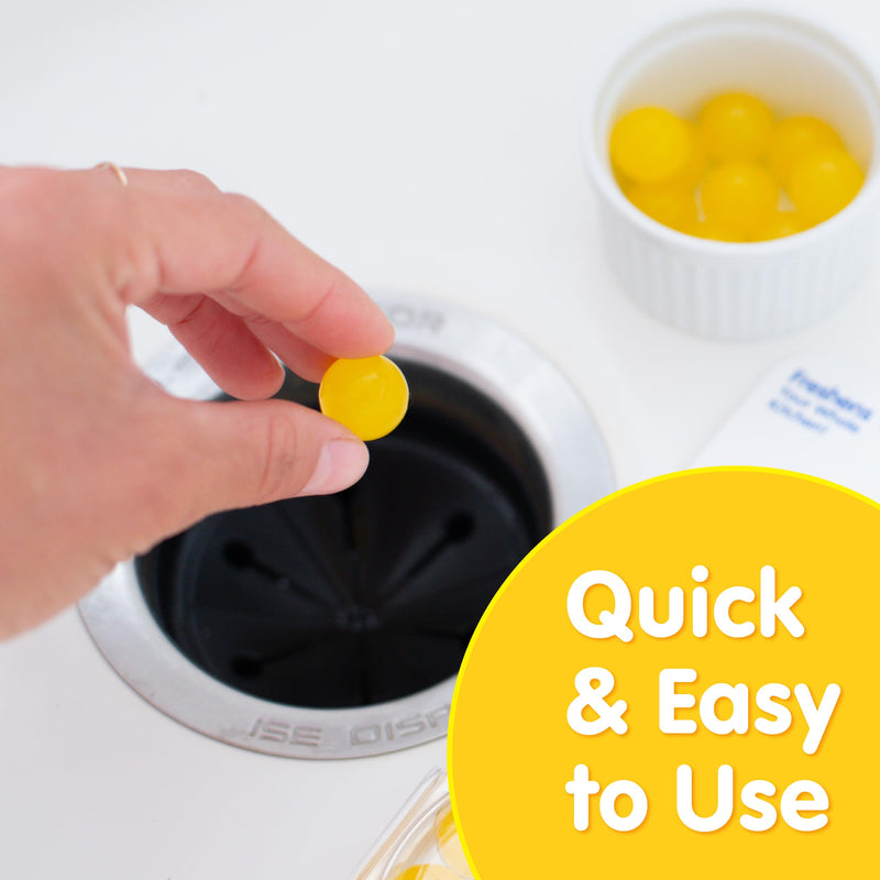 [Australia] - Plink Garbage Disposer Freshener and Cleaner, Sink Disposal Odor Eliminator, Quick and Easy-to-Use Capsules, Septic-Friendly, Citrus Scents, 20 Count Package 