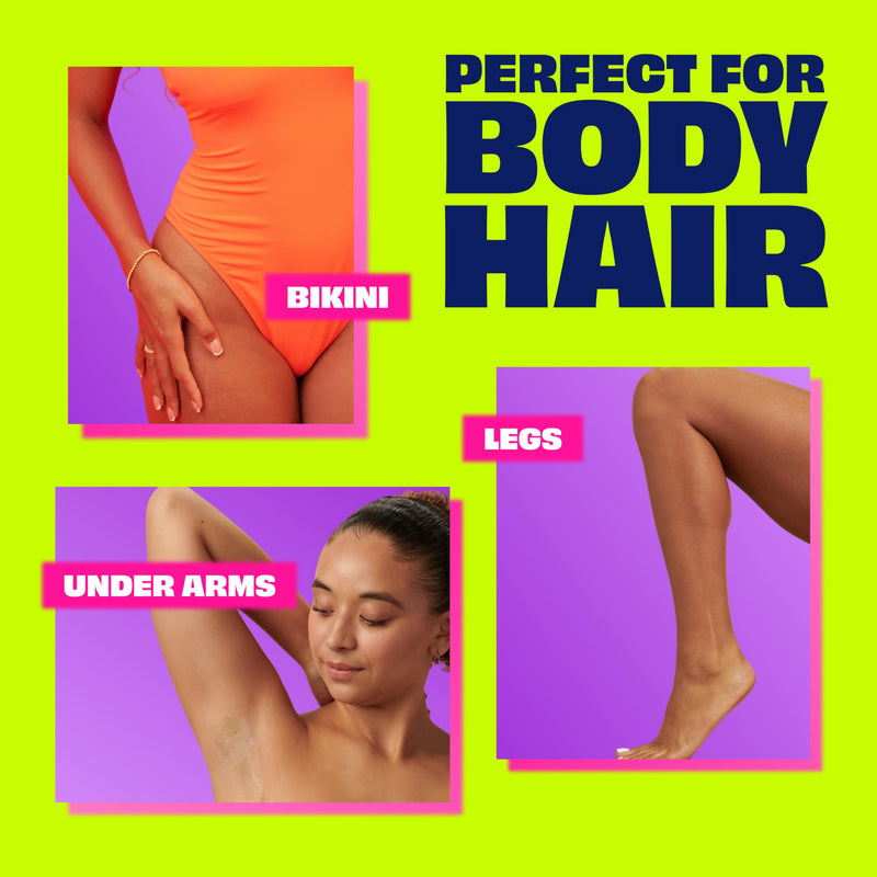 [Australia] - Nair Hair Remover Wax Ready Strips for Legs & Body, No Mess Waxing Kit for Hair Removal, 3-pack Wax Strips, 40ct Each Wax Kit 40 Count (Pack of 3) 