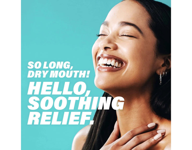 [Australia] - ACT Dry Mouth Moisturizing Gum, Soothing Mint, Sugar Free, 20 Count (Pack of 2) 