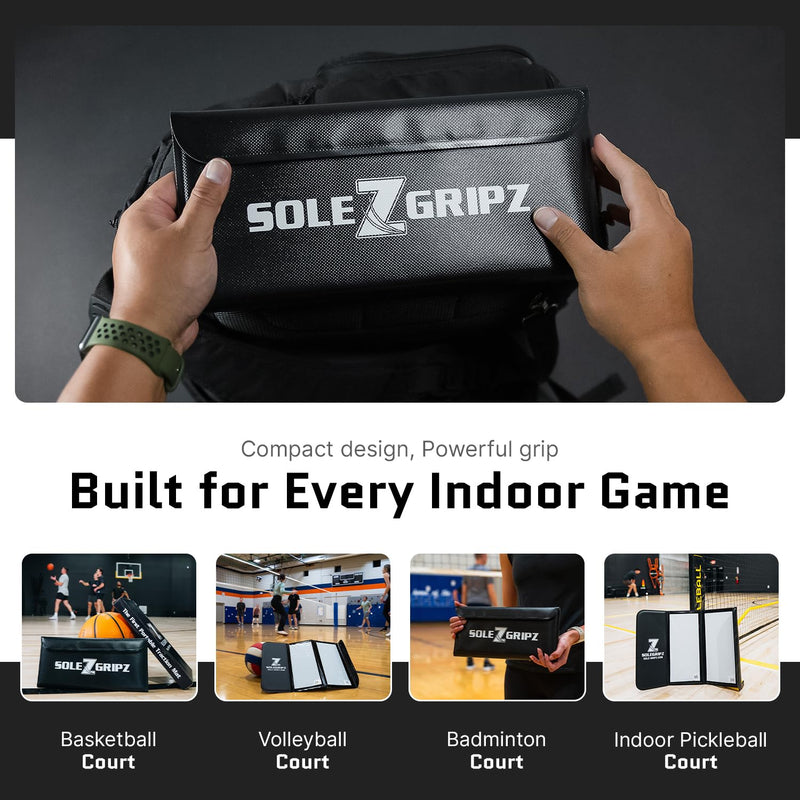 [Australia] - Portable Basketball Sticky Mat and Replacement Sheets ‚Äì Perfect for Hardwood & Gym Floors ‚Äì Includes 60 Sticky Sheets Black Traction Mat 