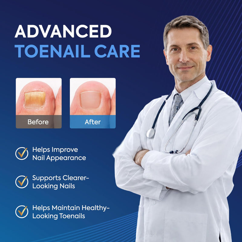 Toenail Fungus Pen Extra Strength: Nail Treatment with 25% Undecylenic Acid & Tea Tree Oil - Repairs Yellow Thick Brittle Toe and Fingernails - 3 Pens with 5 Nail Files 0.14 Fl Oz (Pack of 3)