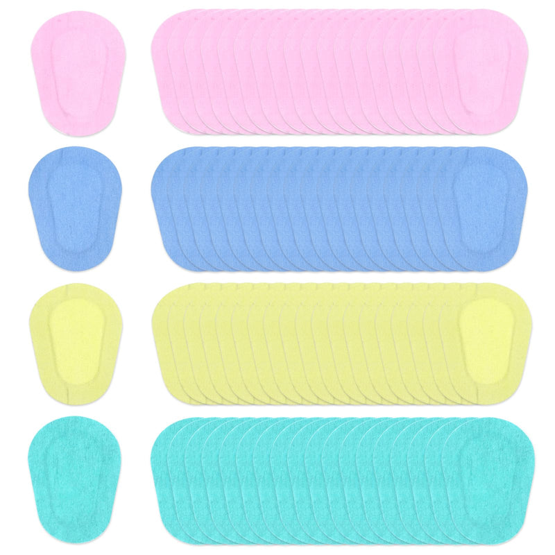 Colorful Adhesive Eye Patches Pads 2 Boxes/40 Pcs Bandages Breathable Lazy Eye Patch 4 Styles Eye Patches for Kids and Adults