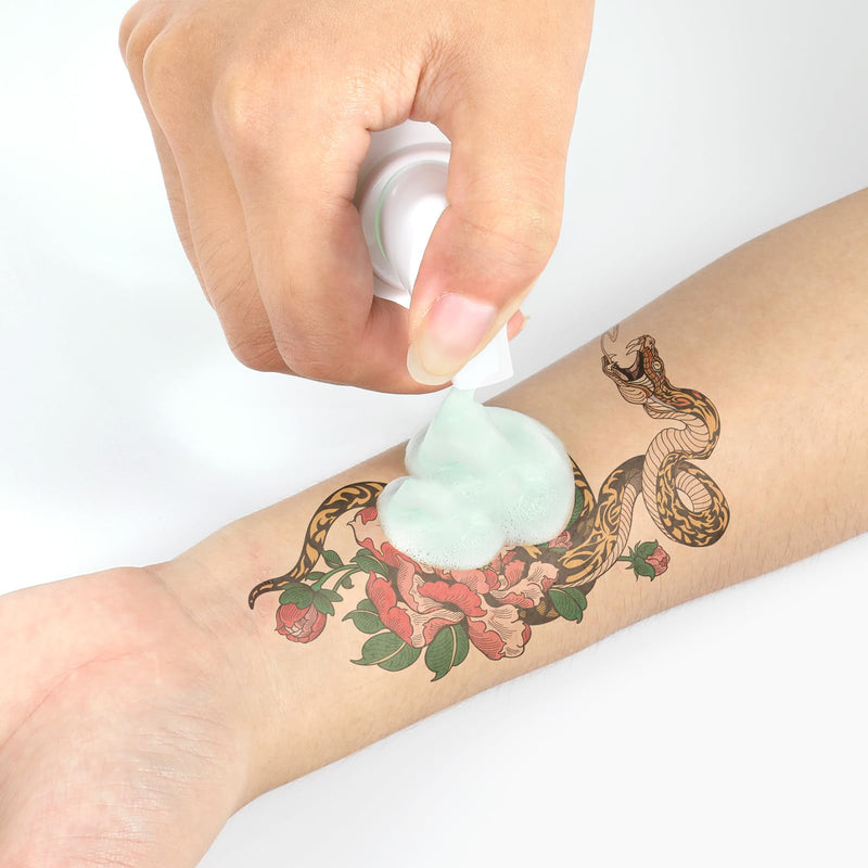 [Australia] - Ultra Concentrated Green Tattoo Soap 4OZ with Foaming Bottle 120ml, Tattoo Soap Tattoo Supplies for Tattoos Piercings, Clean Skin Equipment 