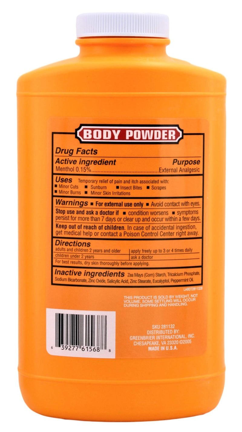 Assured Medicated Body Powder, 6 Ounce Pack of 2