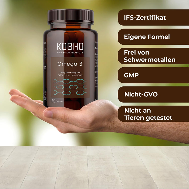 [Australia] - Fish Oil Omega 3 Pearls| Vitamins for memory and lower cholesterol | Omega-3 with neutral taste, no fishy reflux | Maximum absorption | IFOS certified 60 pieces (pack of 1) 
