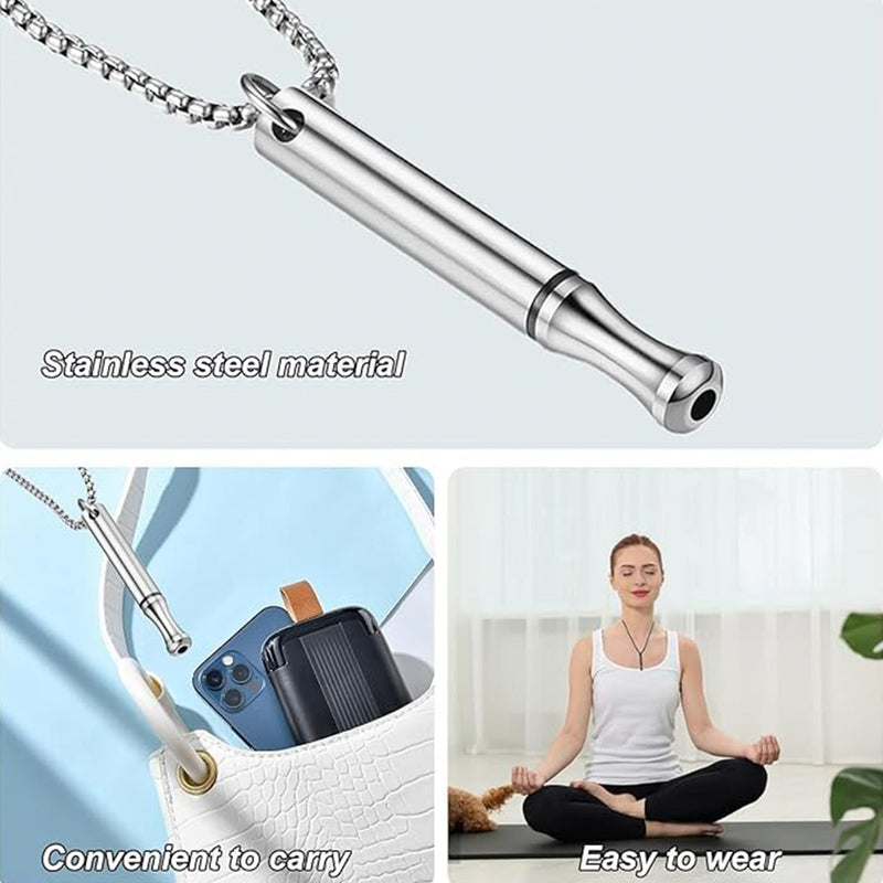 [Australia] - Bipl Pack of 2 Smokeless Original Necklace, Smoking Cessation Aid, Anxiety Necklace, Smoking Cessation, Against Panic Attacks, Breathing Chain, for Meditation, Calming, Relaxation, Smoking Cessation Men 