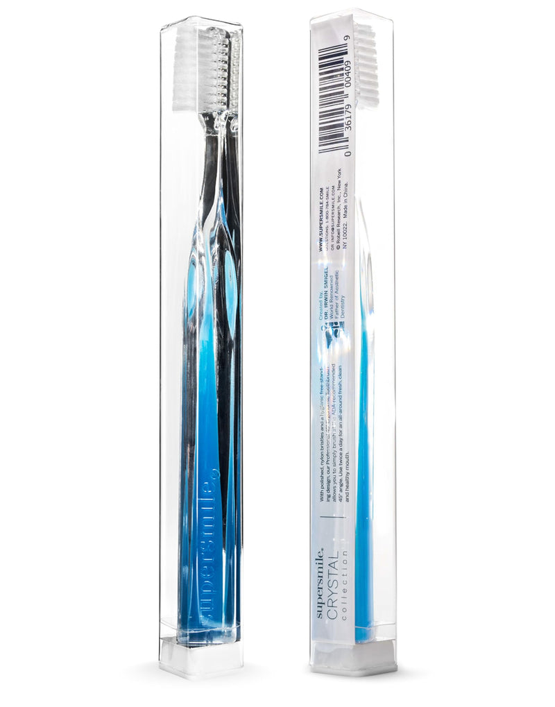 Supersmile Crystal Collection Toothbrush Blue Lapis 1 Count (Pack of 1)
