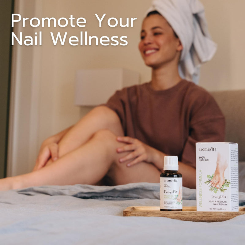 FungiFix Nail & Cuticle Oil Blend, Oregano, Tea Tree & Vitamin E, 1 fl oz | 7-in-1 Natural Oils with Oregano, Tea Tree & Vitamin E nourish nails and cuticles for healthy-looking results.