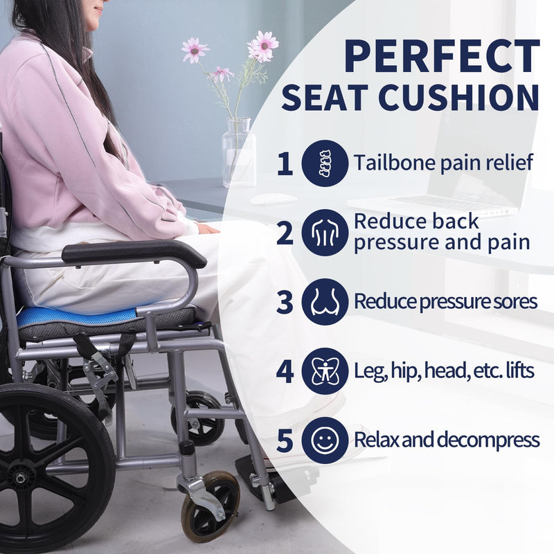 [Australia] - Tailbone Pain Relief Cushion,Donut Pillow for Anti-Bedsore,Wheelchair Seat Cushion,Comfortable Lift Pillow for Legs and Buttocks, Seat Cushions for Office Chair,Wheelchair, Car,Bed 