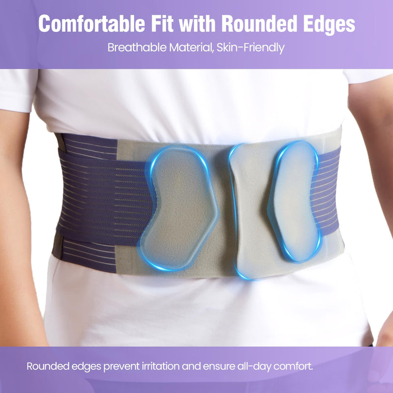 [Australia] - Hernia Belts for Men and Women ‚Äì Front-Closure Abdominal Binder with Extra Compression Strap & Soft Detachable Dual-Layer Hernia Pad ‚Äì Comfortable Hernia Support for Men Post Surgery or Daily Relief (L/XL 38‚Äì48 in) L/XL 