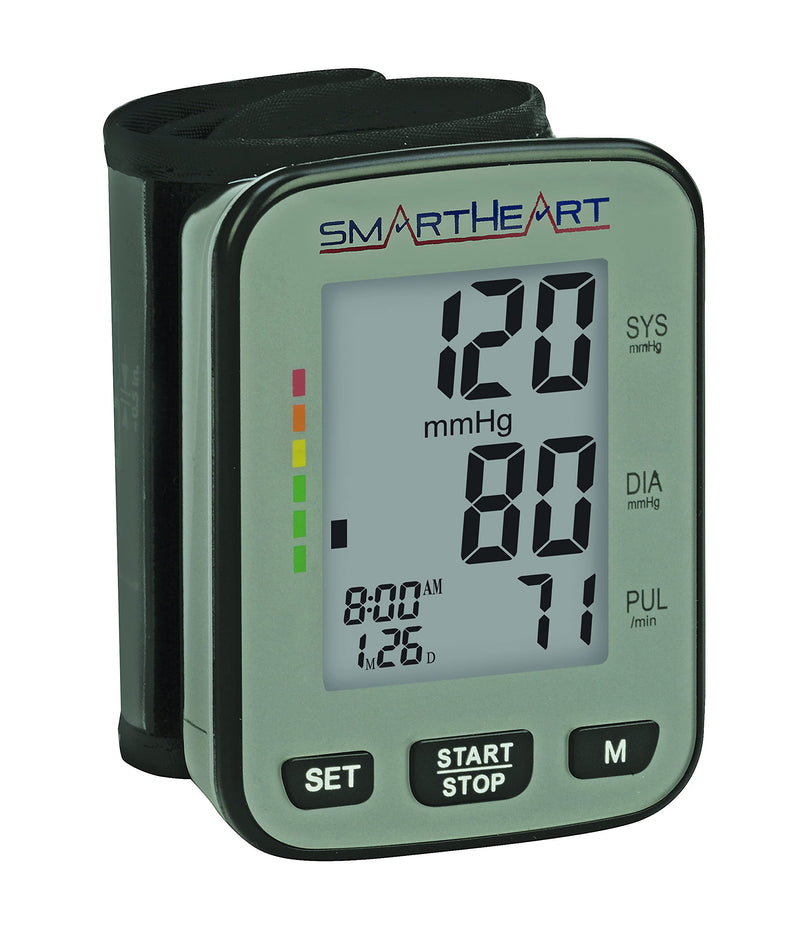 Smartheart Adult Cuff Arm Home Automatic Digital Blood Pressure Monitor Without Tube Black 1 Each