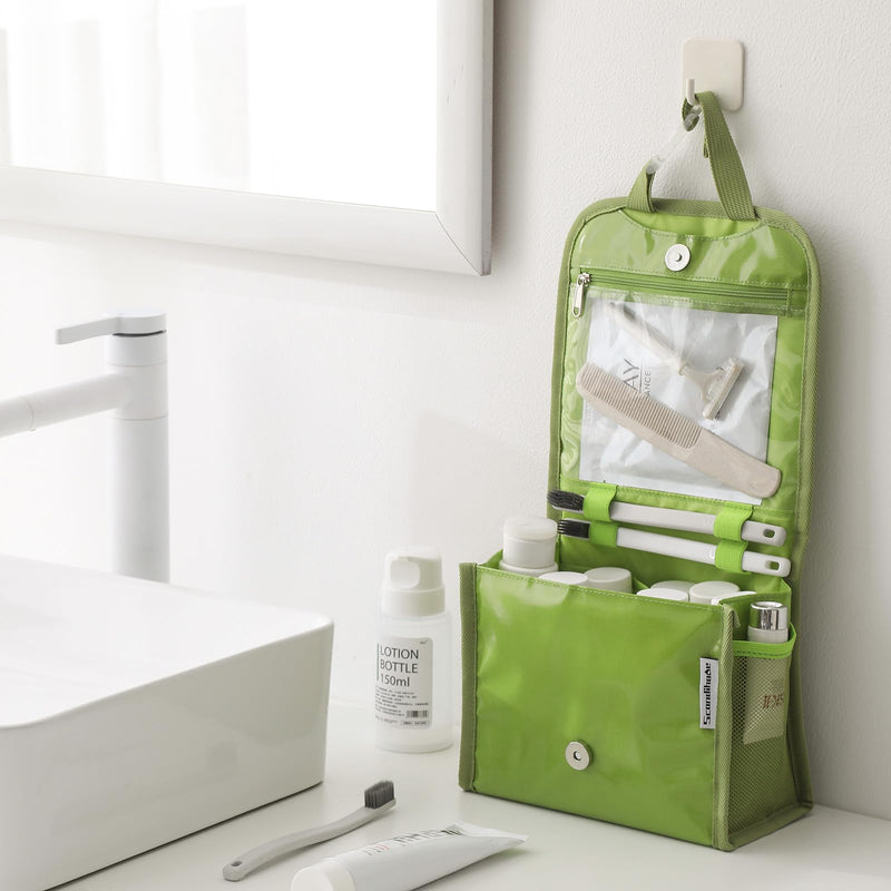 Double-Layer Travel Storage Bag & Travel Toiletry Bag for Women with Hanging Hook