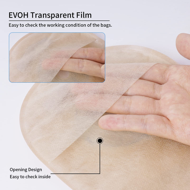 [Australia] - 20 PCS Colostomy Bags Rainlotus One Piece Ostomy Bag,Ostomy Drainable Pouch for Ileostomy Stoma Care, Cut to Fit. 