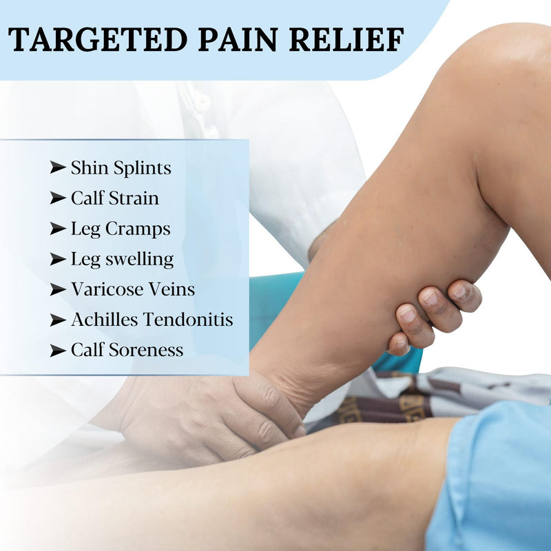 Copper Calf Compression Sleeve for Men & Women, Leg Compression Sleeve for Shin Splint Relief, Varicose Veins, Calf Tear Medium Gray