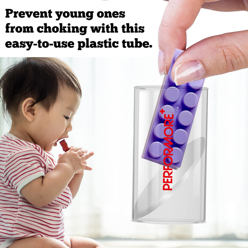 [Australia] - Performore Anti-Choking Hazard Device for Kids, Choke Tester for Small Objects, Hazards for Children, Home Safety Portable Tube Cylinder Tester for Toys, Snacks or Small Objects 