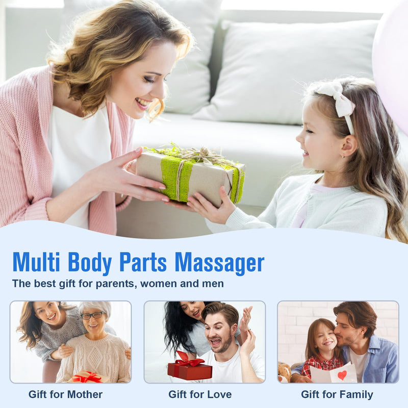 [Australia] - Trigger Point Massage Tool,Two Shapes Handheld Back and Neck Massager for Pain Relief,Muscle Release Tool Manual Massage Hook Back Neck Shoulder Massager Black - Gift for Women & Men 