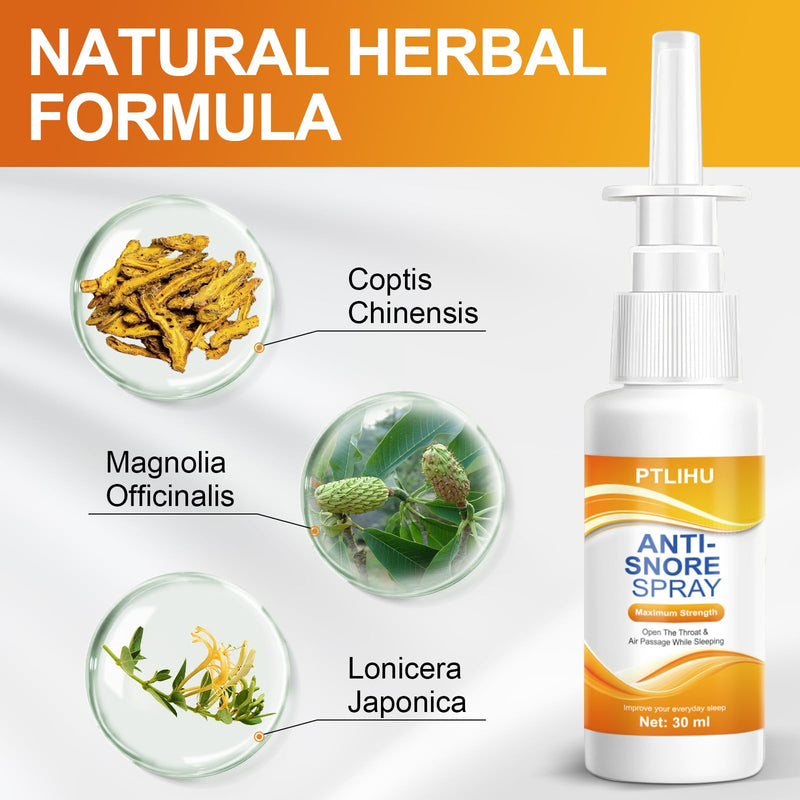 [Australia] - Anti Snoring Spray,Anti Snoring Devices, Snoring Solution to Help Open The Throat & Air Passage, Effective Snore Stopper for Better Sleep, 1 floz 1 Fl Oz (pack of 1) 