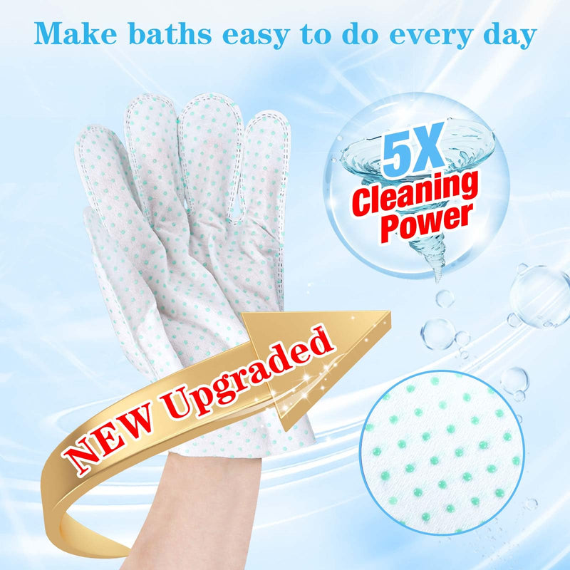 Dog Cleaning Gloves Wipes 15pcs Deodorizing Disposable Pet Grooming Bathing Gloves Extra Thick, No Rinse Shampoo Dry Cleaning Gloves Lick Safe for Dogs & Cats Paw Face Ear Fur and Butt - PawsPlanet Australia