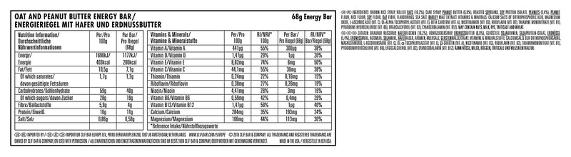 [Australia] - CLIF Bar - Energy Bar 12 x 68g Mix Pack (6x2) 