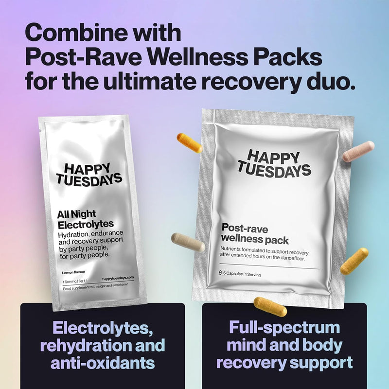 Electrolytes | Rehydration & Recovery Electrolyte Powder | Hydration Sachets for Energy & Focus Support | Ideal for Late Nights, Busy Days & Festivals | Lemon Flavour | 30 Sachets 30 Pack