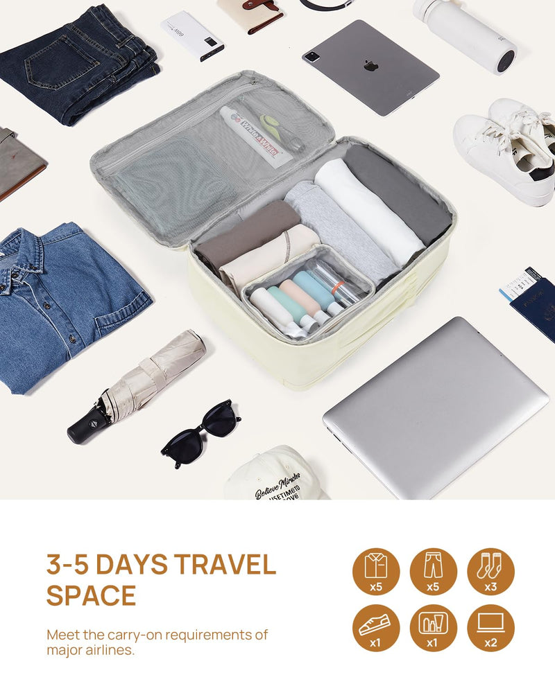 Telena Puffer Makeup Bags with Quilted Travel Backpack